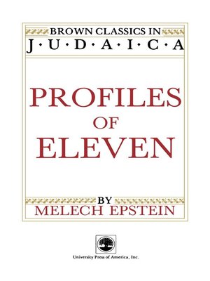 cover image of Profiles of Eleven